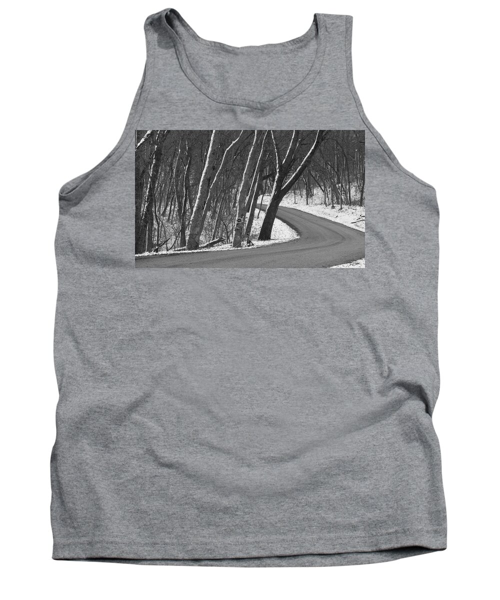 Kansas Tank Top featuring the photograph Into the Snowy Woods by Rod Seel
