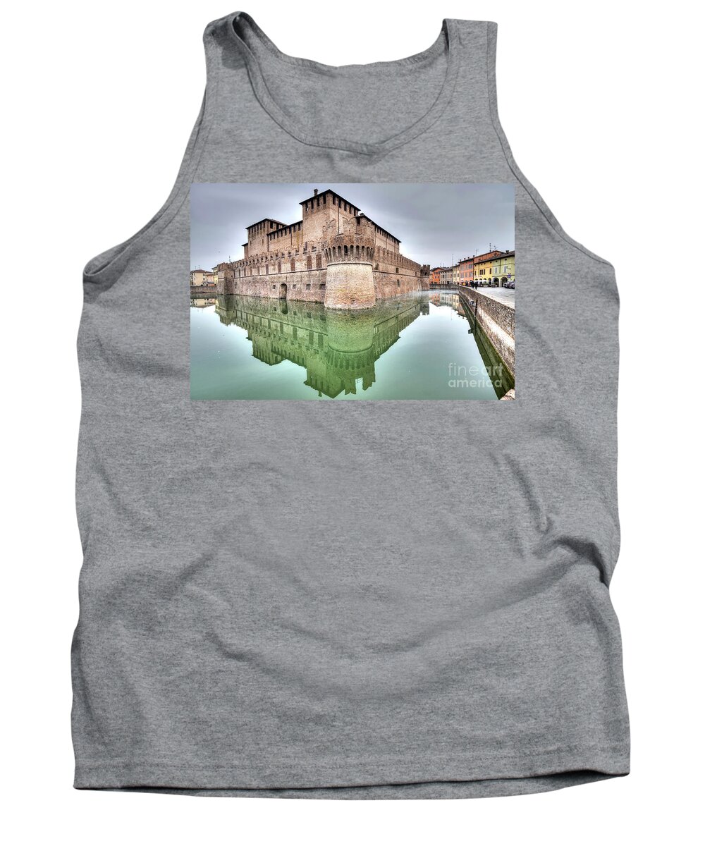 Ancient Tank Top featuring the photograph Italian Castle - San Vitale Fortress of Fontanellato - Italy by Paolo Signorini