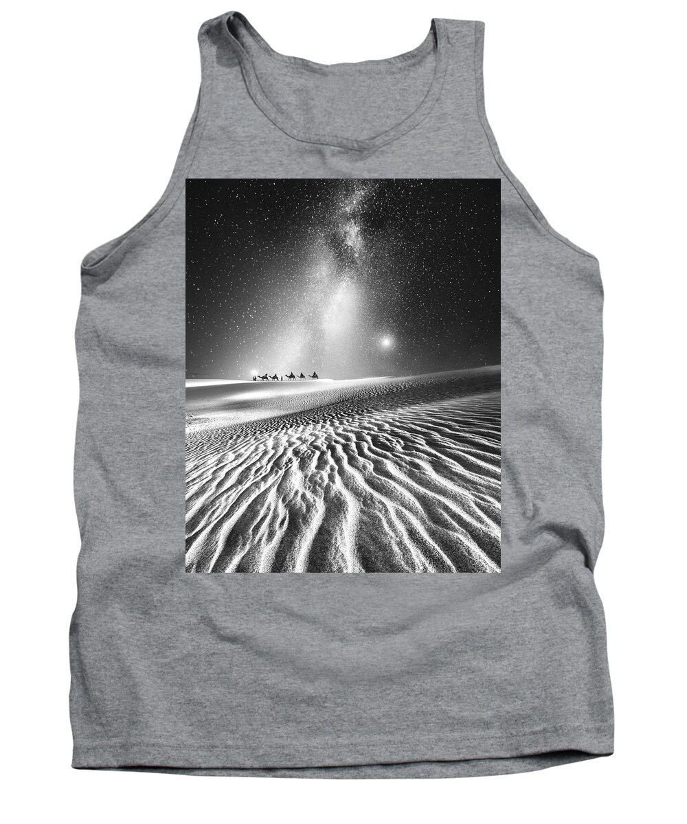Fine Art Tank Top featuring the photograph Journey by Sofie Conte