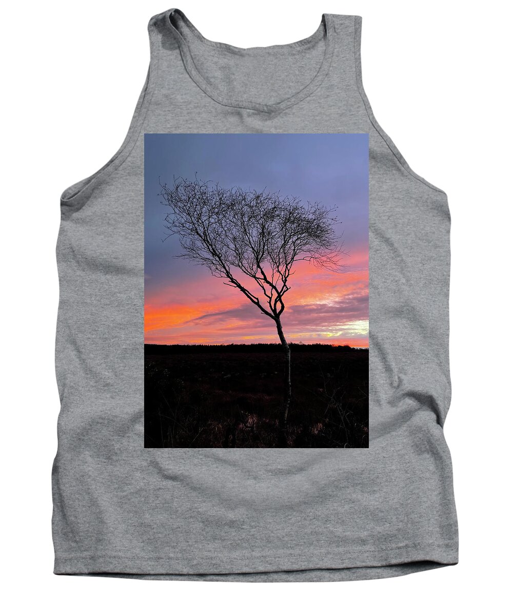 Woods Tank Top featuring the photograph Left Leaning by Six Months Of Walking