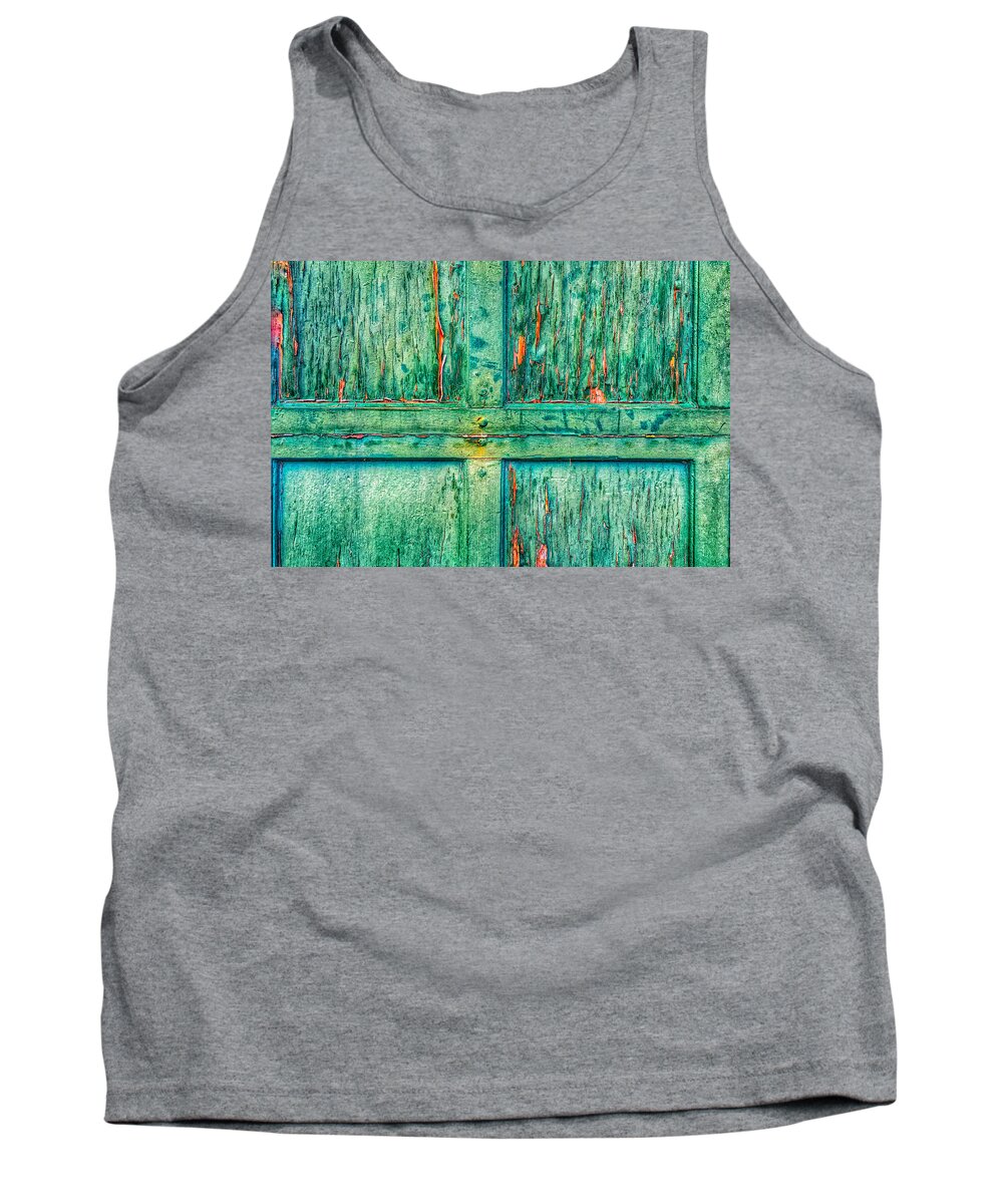 Door Tank Top featuring the photograph Life Just Under the Surface by Anthony M Davis