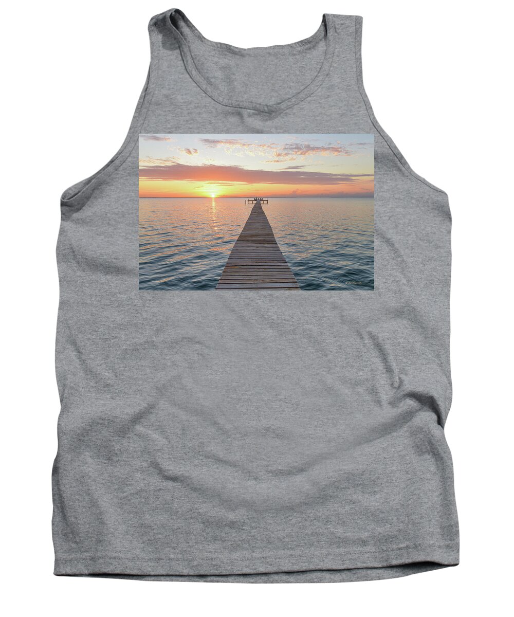Sunset Tank Top featuring the photograph Light Breeze by Christopher Rice