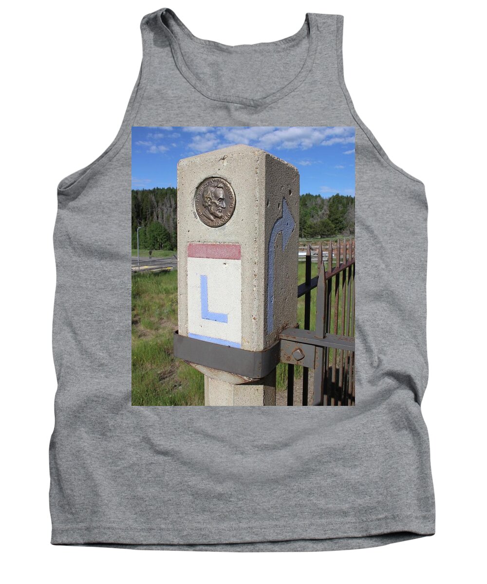 Lincoln Highway Tank Top featuring the photograph Lincoln Highway by Yvonne M Smith