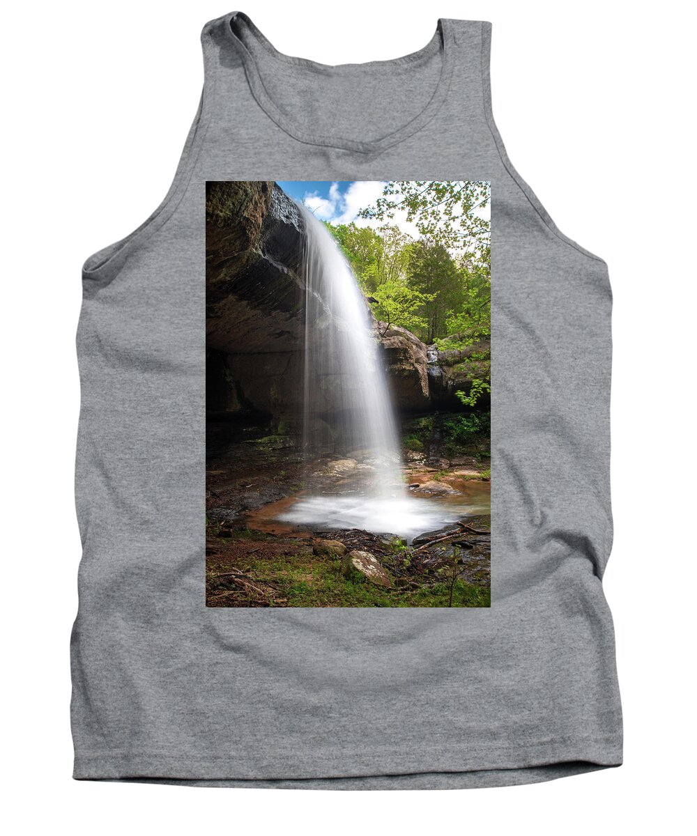 Waterfall Tank Top featuring the photograph Little Cedar Falls by Grant Twiss