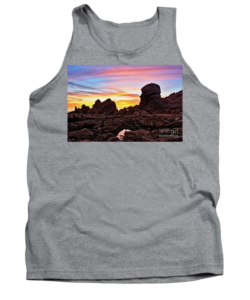 Little Tank Top featuring the photograph Little Corona At Dusk by Eddie Yerkish