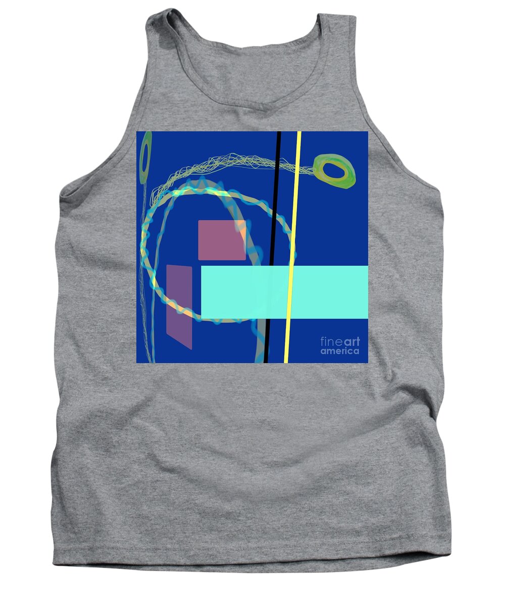 Abstract Art Tank Top featuring the digital art Love is Spilled by Jeremiah Ray