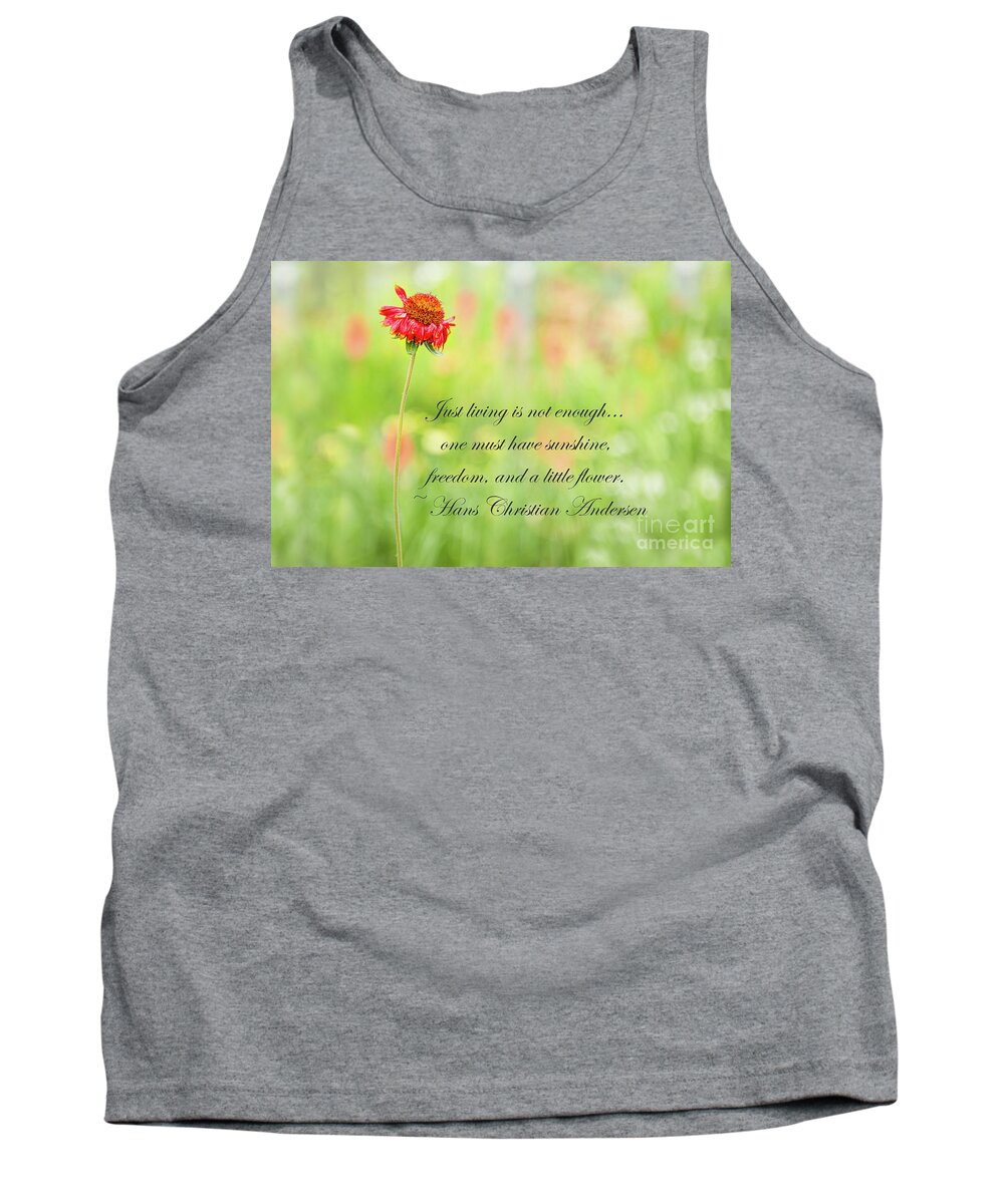 Flowers Tank Top featuring the photograph Lovely Day by Marilyn Cornwell