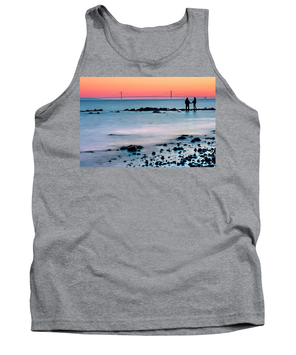 Michigan Tank Top featuring the photograph Macinack Moment by Dan McGeorge