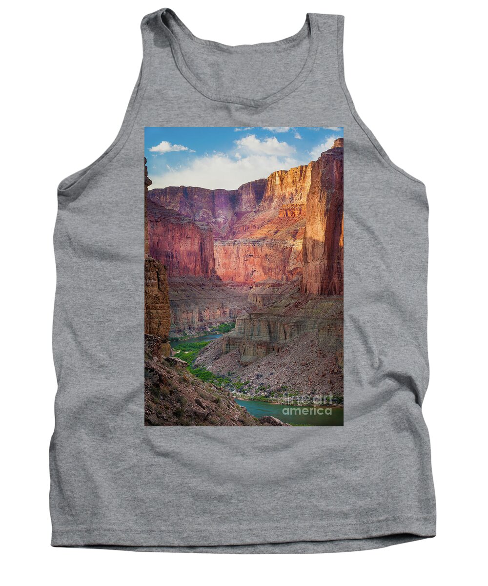 America Tank Top featuring the photograph Marble Cliffs by Inge Johnsson