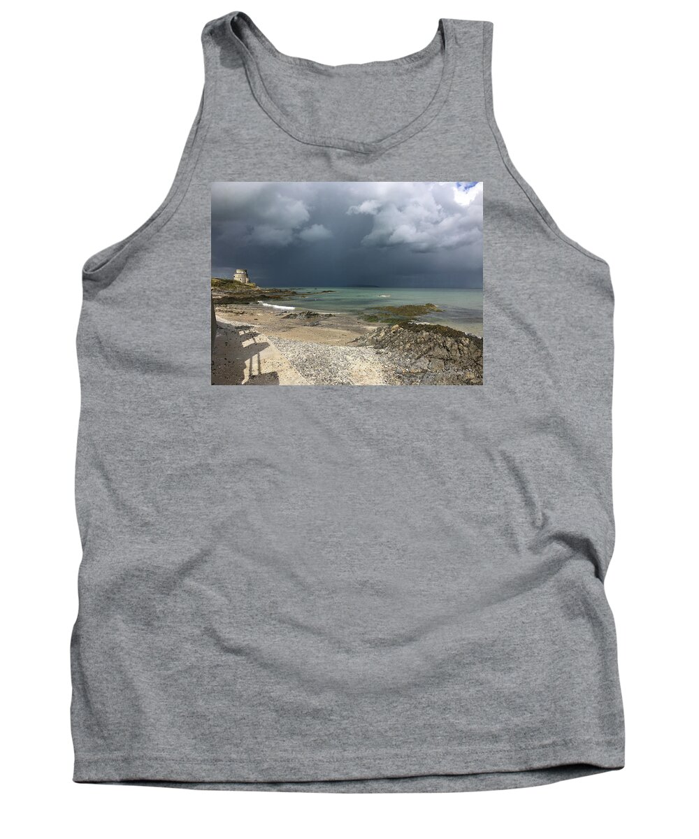 Martello Tower Tank Top featuring the photograph Martello Tower Portmarnock by Martine Murphy