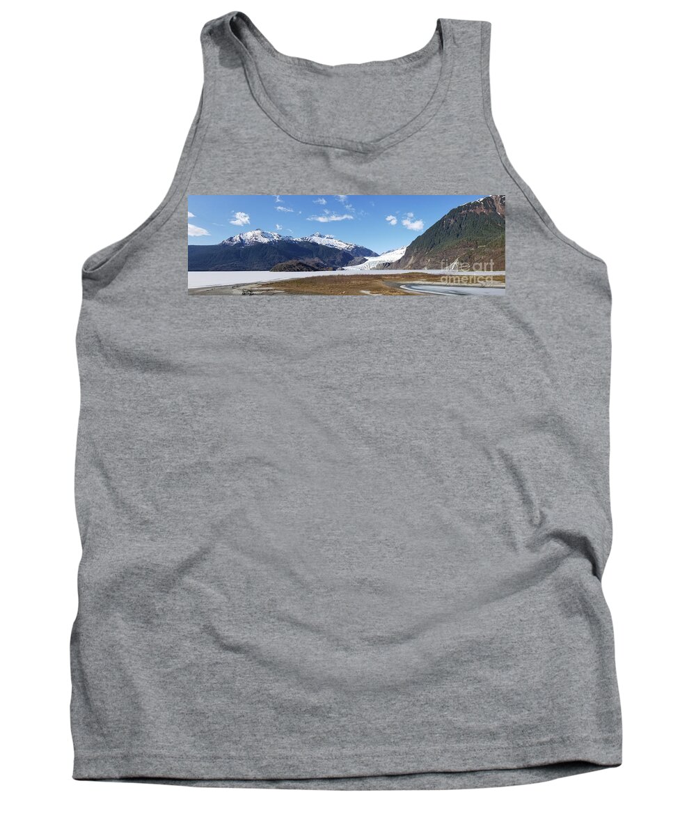 #juneau Tank Top featuring the photograph McGinnis to the Falls by Charles Vice