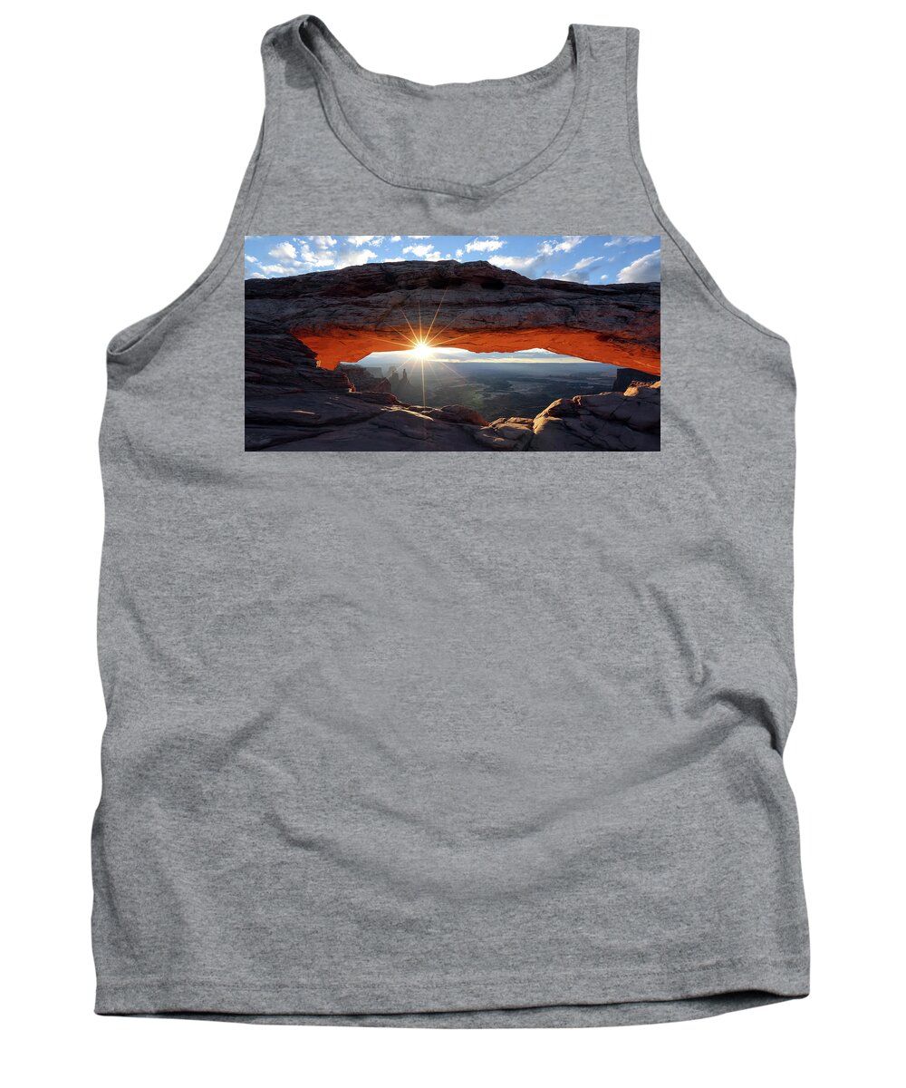 Canyonland Tank Top featuring the photograph Mesa Arch at Sunrise - Canyonlands National Park by William Rainey