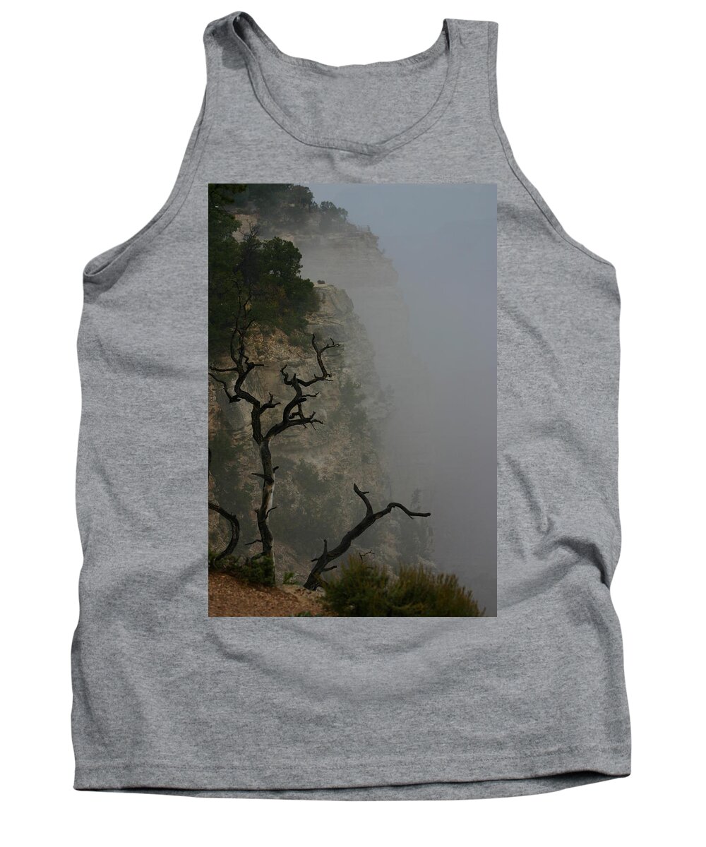 Mist Over Bright Angle Tank Top featuring the photograph Mist Over Bright Angel by Gene Taylor