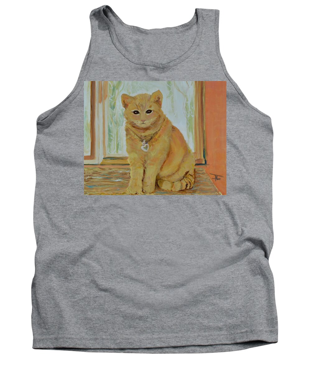 Animals Tank Top featuring the painting Molly by Julie Todd-Cundiff