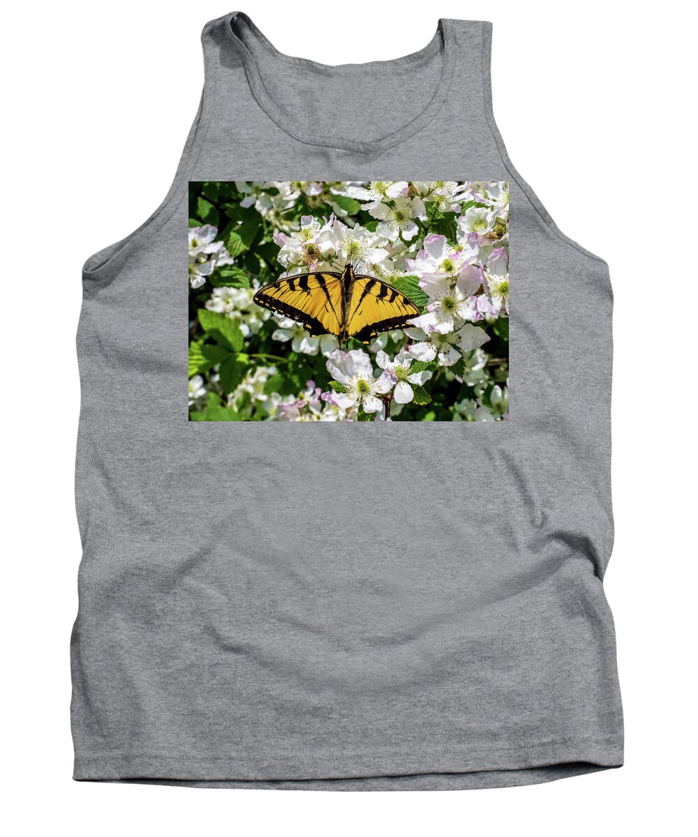 Animals Tank Top featuring the photograph Monarch Butterfly by Louis Dallara