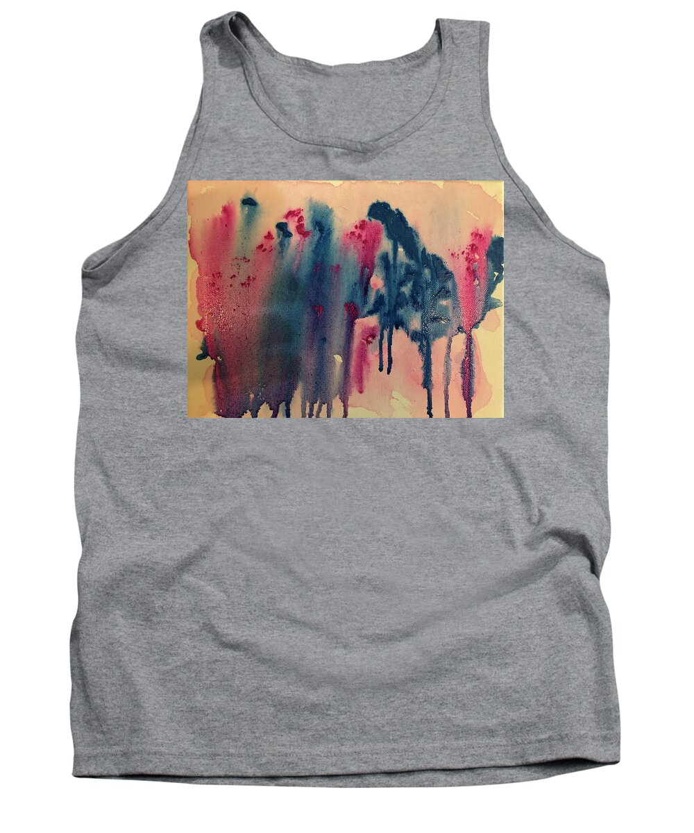 Mountains Tank Top featuring the painting Mount Ida by Bethany Beeler