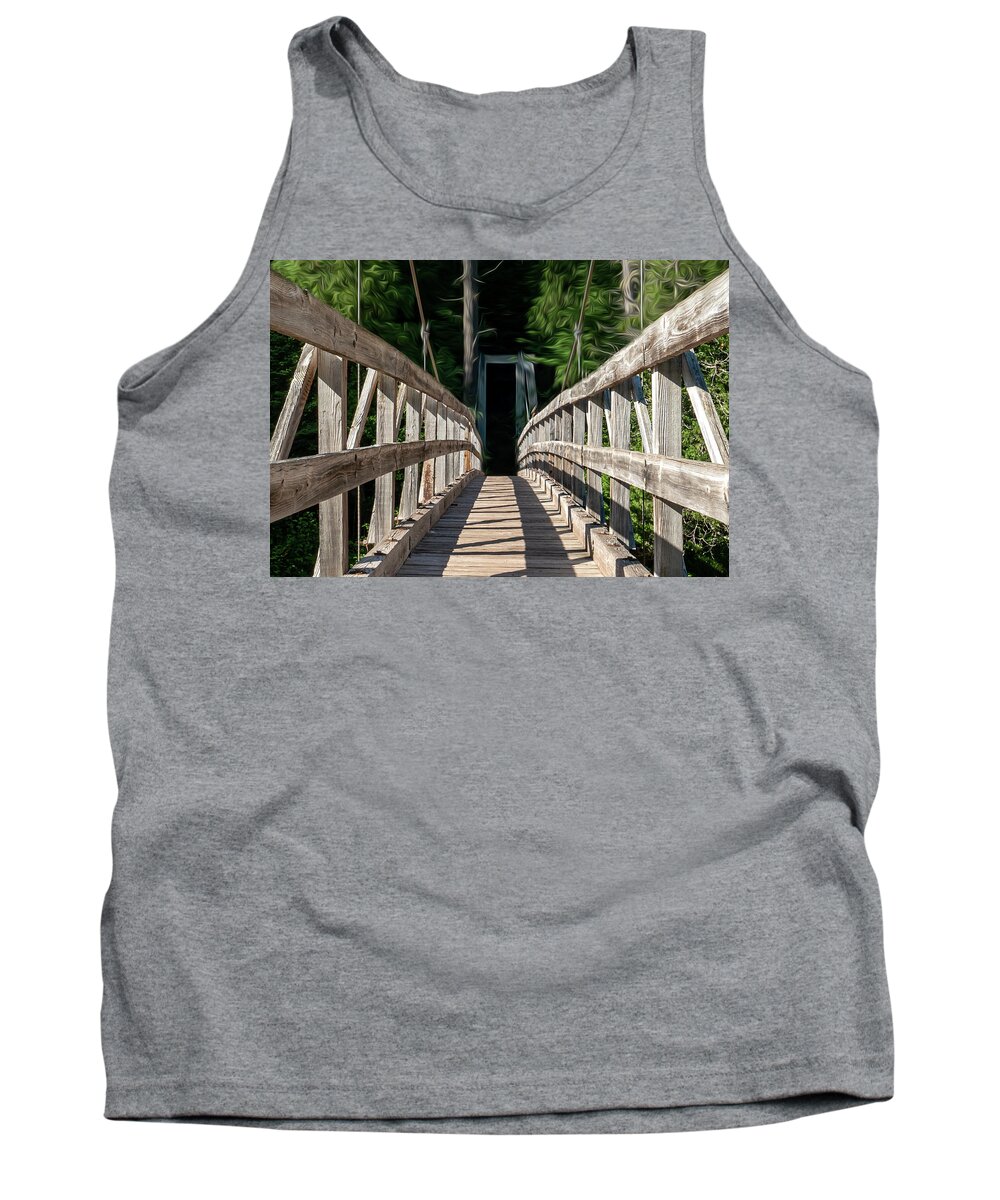 North Country National Scenic Trail Tank Top featuring the photograph North Country National Scenic Trail by Sandra J's