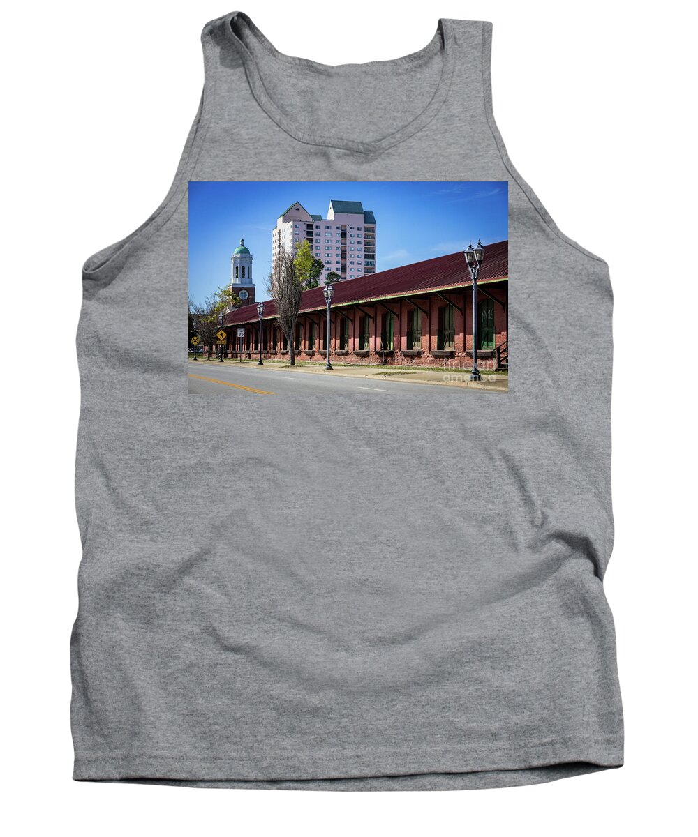 Augusta Tank Top featuring the photograph Old Train Depot - Augusta GA by Sanjeev Singhal
