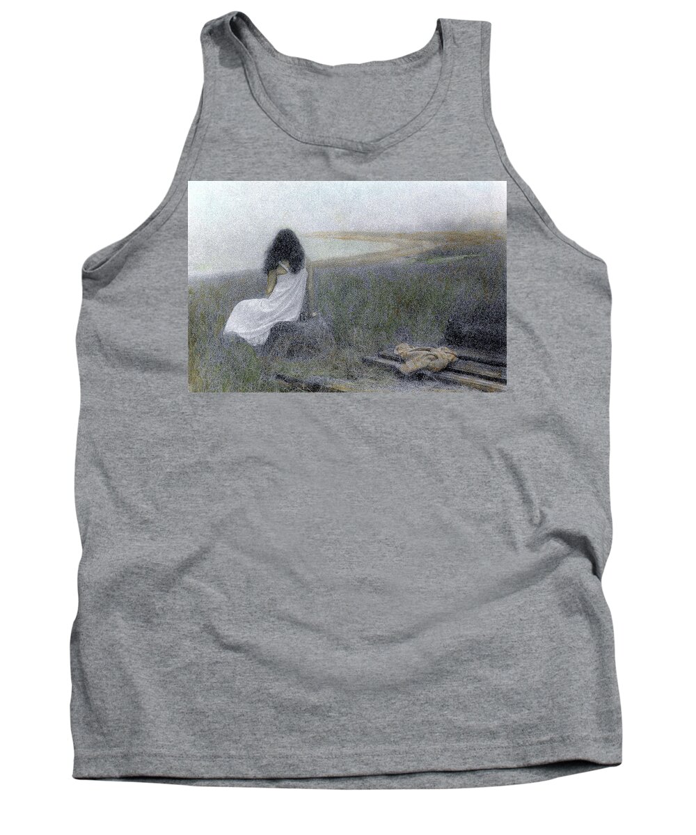 Woman Tank Top featuring the photograph On the Vineyard by Wayne King