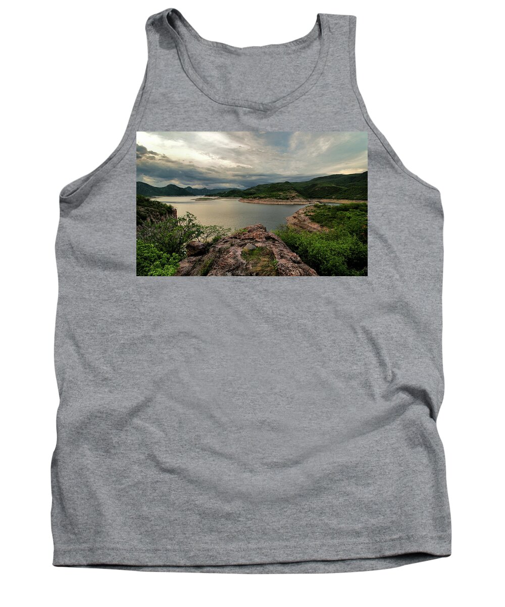Slope Tank Top featuring the photograph On Top of the World by Montez Kerr