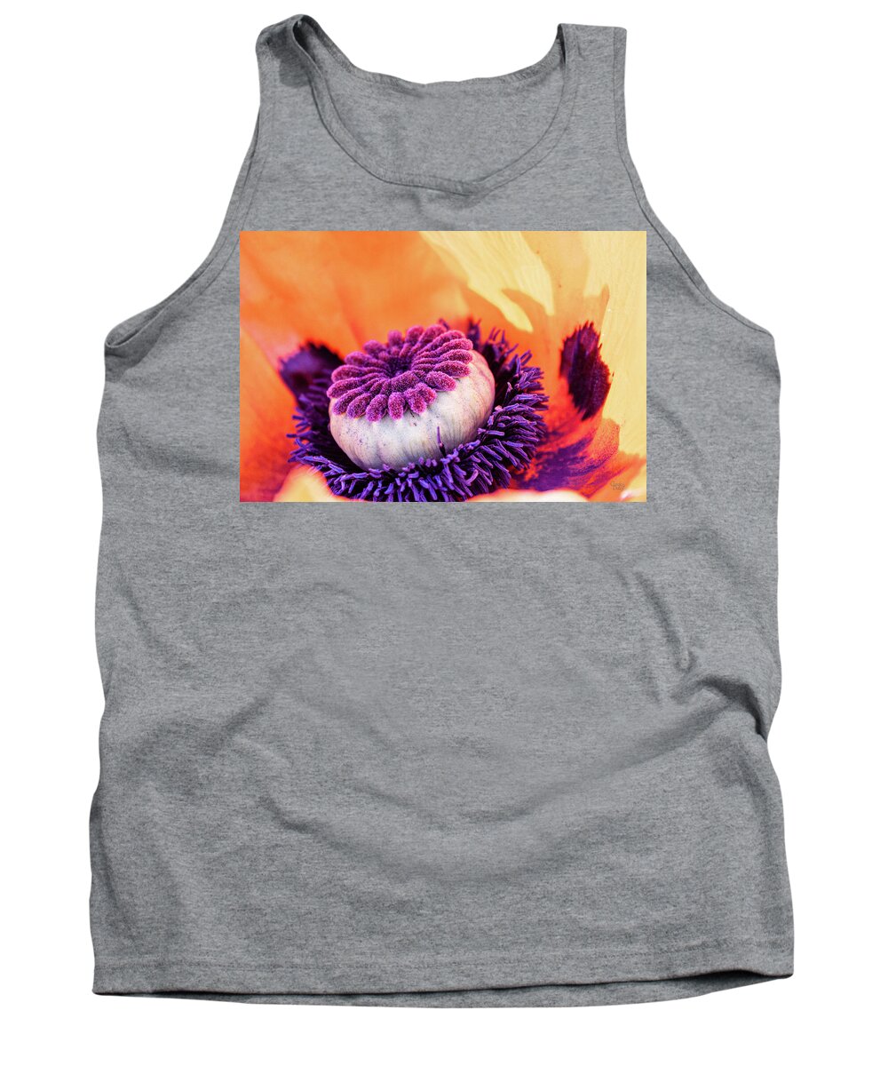 Flowers Tank Top featuring the photograph Oriental Poppy by Claude Dalley