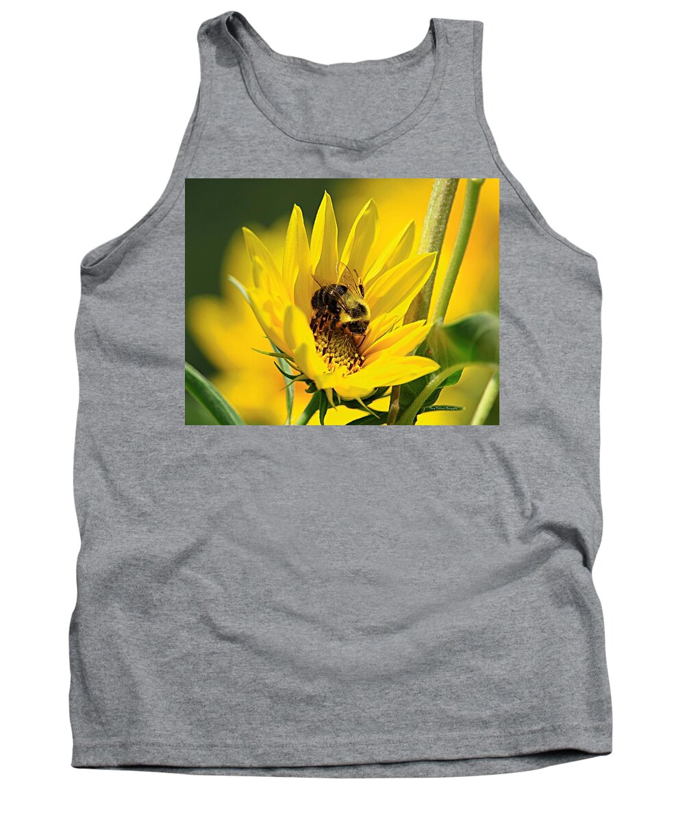 Bee Tank Top featuring the photograph Our Best Friend by Mary Walchuck