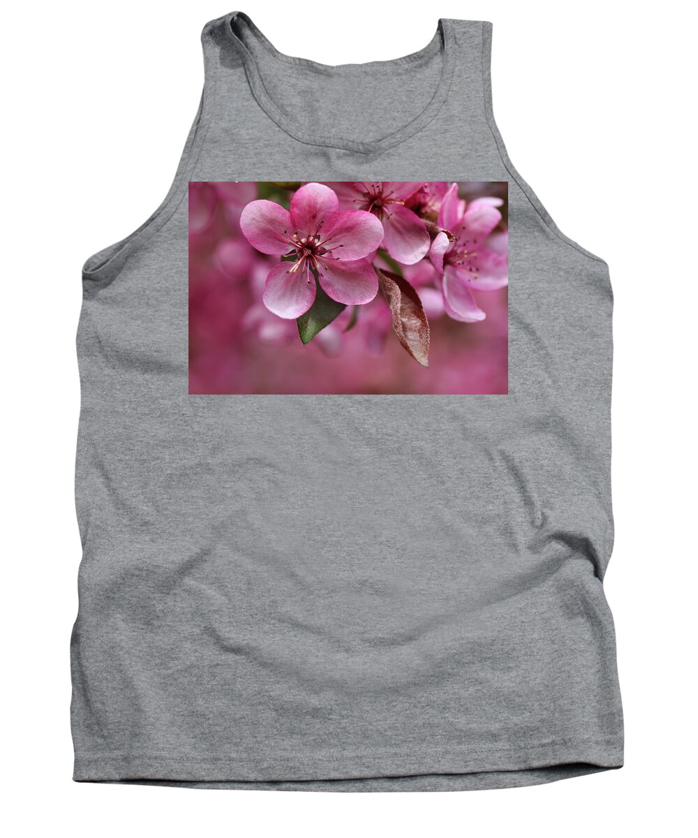 Flower Tank Top featuring the photograph Pink Anyone? by Scott Burd