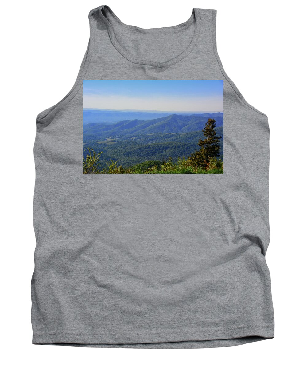 Pinnacles From Skyland Drive Of Shenandoah National Park Tank Top featuring the photograph Pinnacles from Skyland Drive of Shenandoah National Park by Raymond Salani III