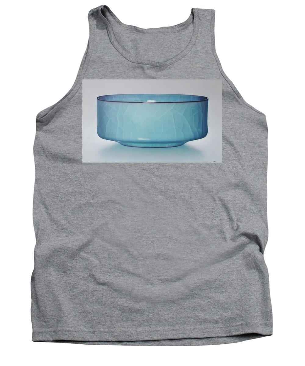 Realism Tank Top featuring the painting Porcelain by Zusheng Yu