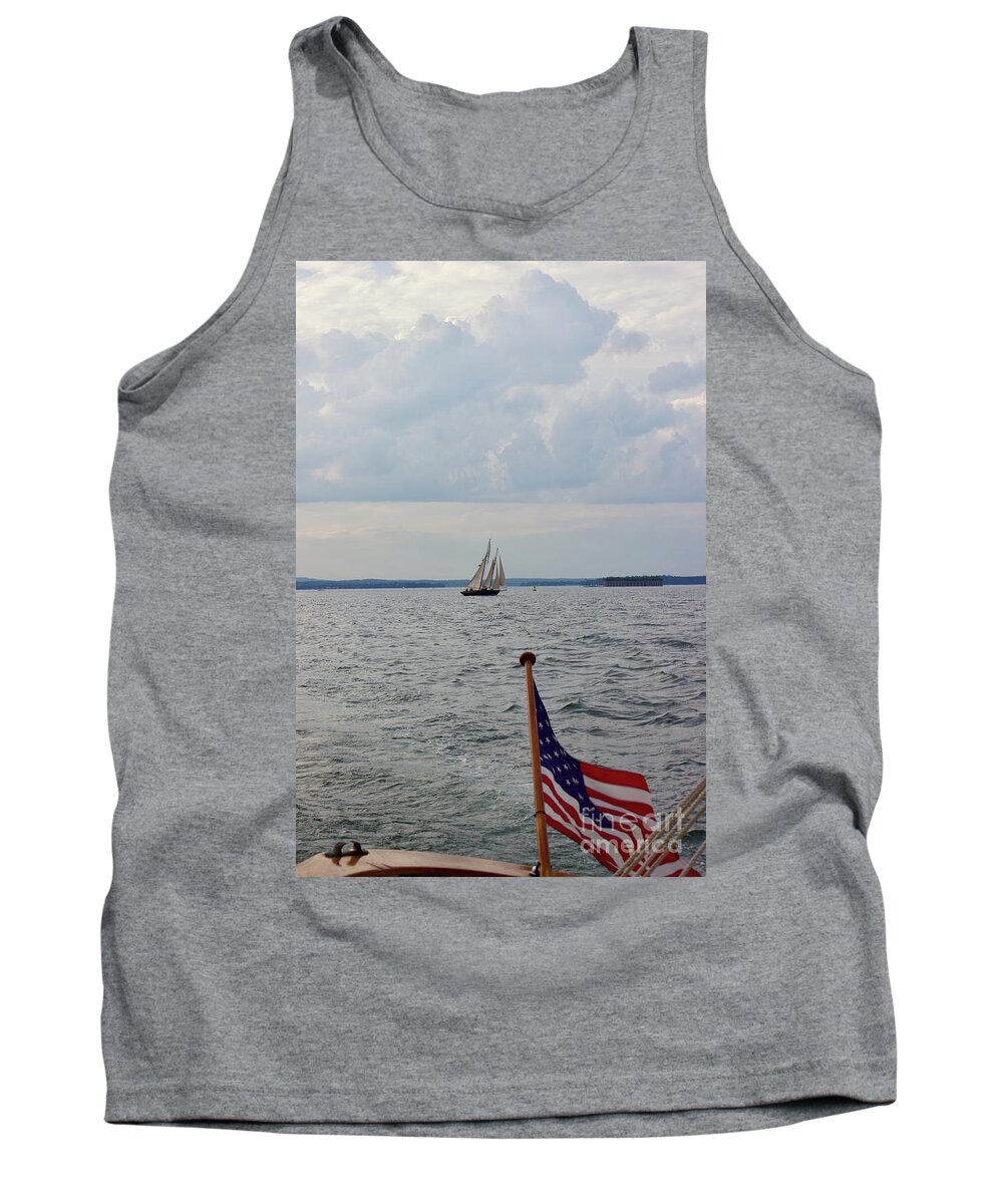  Tank Top featuring the photograph Portland Schooner by Annamaria Frost