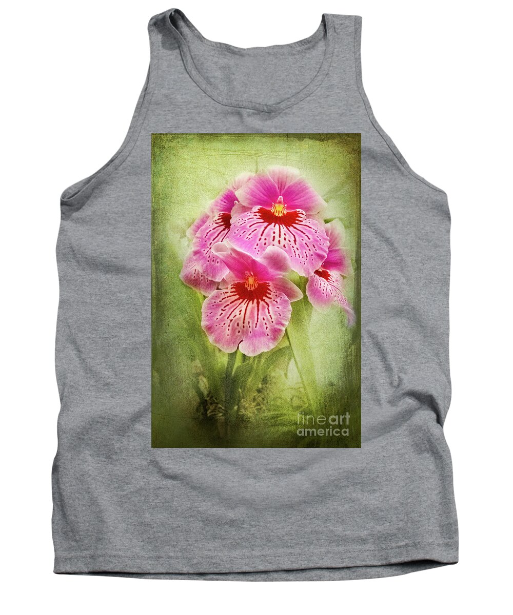 Pansy Tank Top featuring the photograph Pretty Pansy Orchid by Marilyn Cornwell