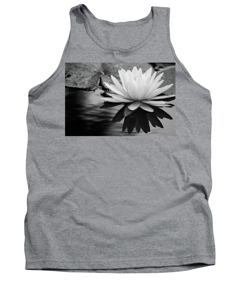Water Lily Tank Top featuring the photograph Promise of Purity by Mary Anne Delgado