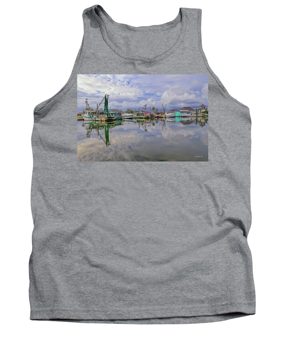 Boats Tank Top featuring the photograph Reflections by Christopher Rice