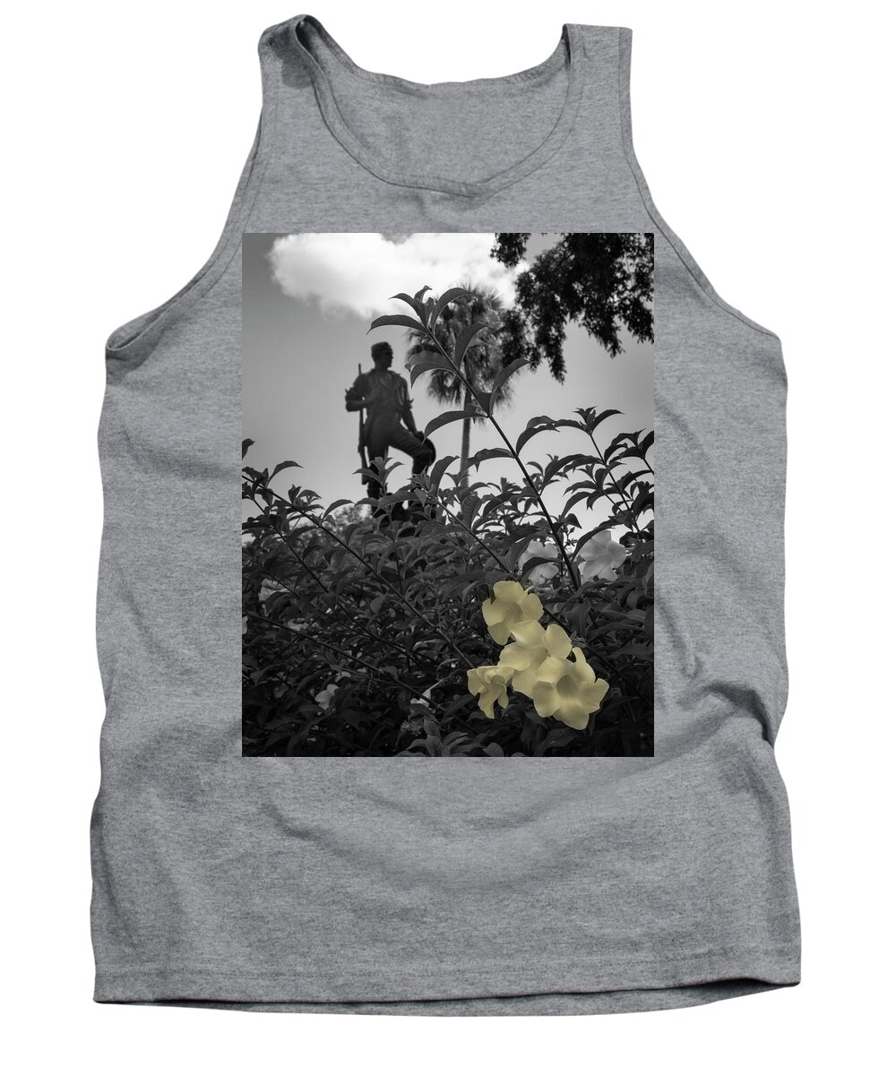 Cuba Tank Top featuring the photograph Remembering by M Kathleen Warren