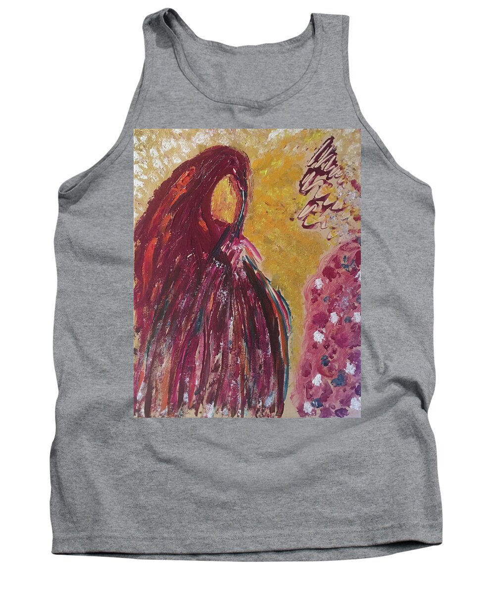 Ancient Tank Top featuring the painting Reverie by David Feder