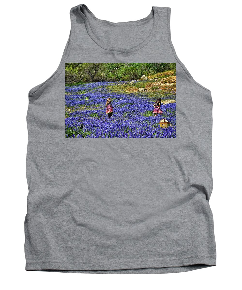 Lupines Tank Top featuring the photograph Roaming by Tom Kelly