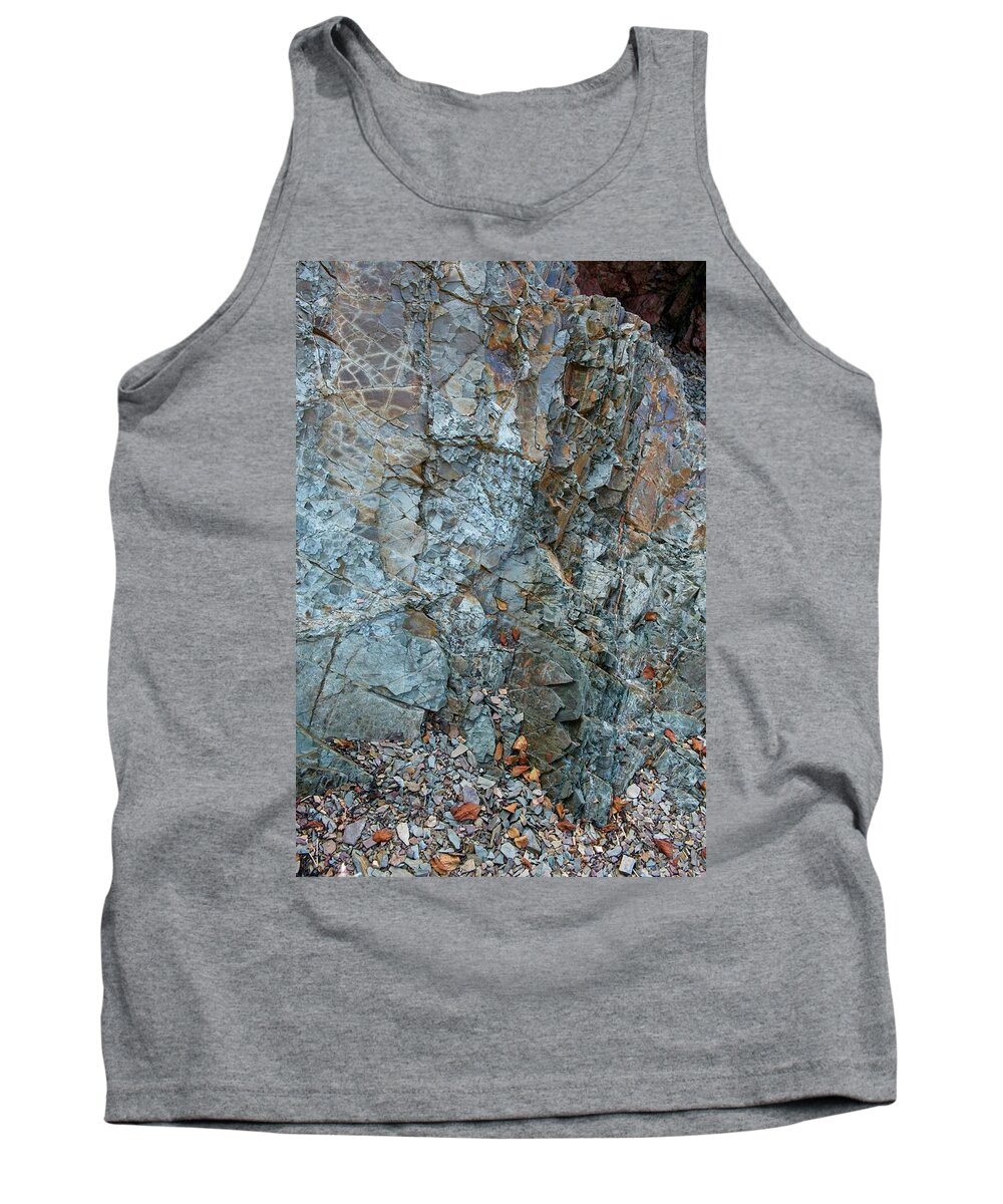 Rocks Tank Top featuring the photograph Rocks 2 by Alan Norsworthy