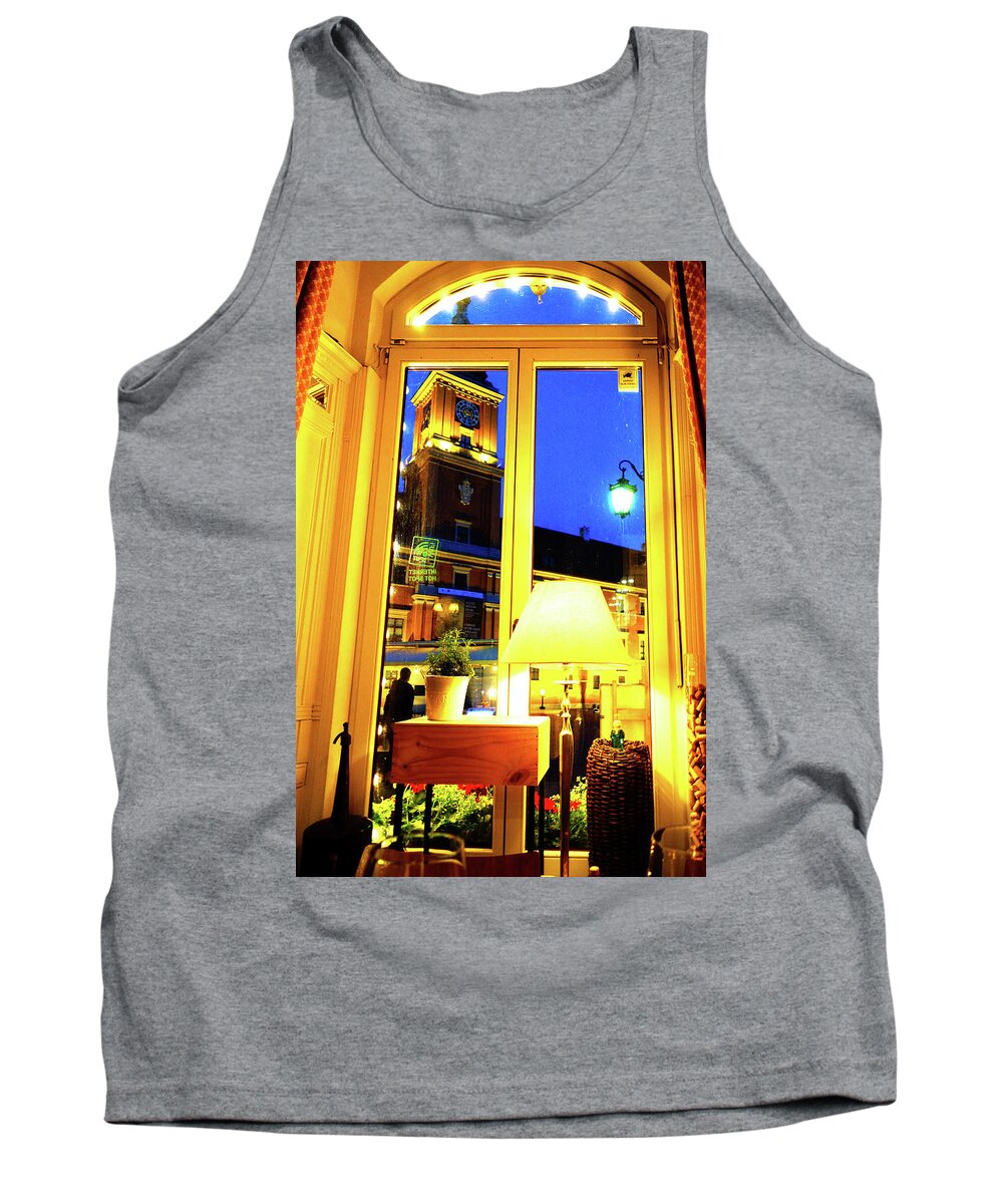 Royal Tank Top featuring the photograph Royal Castle In Warsaw, Seen Through The Window by John Siest