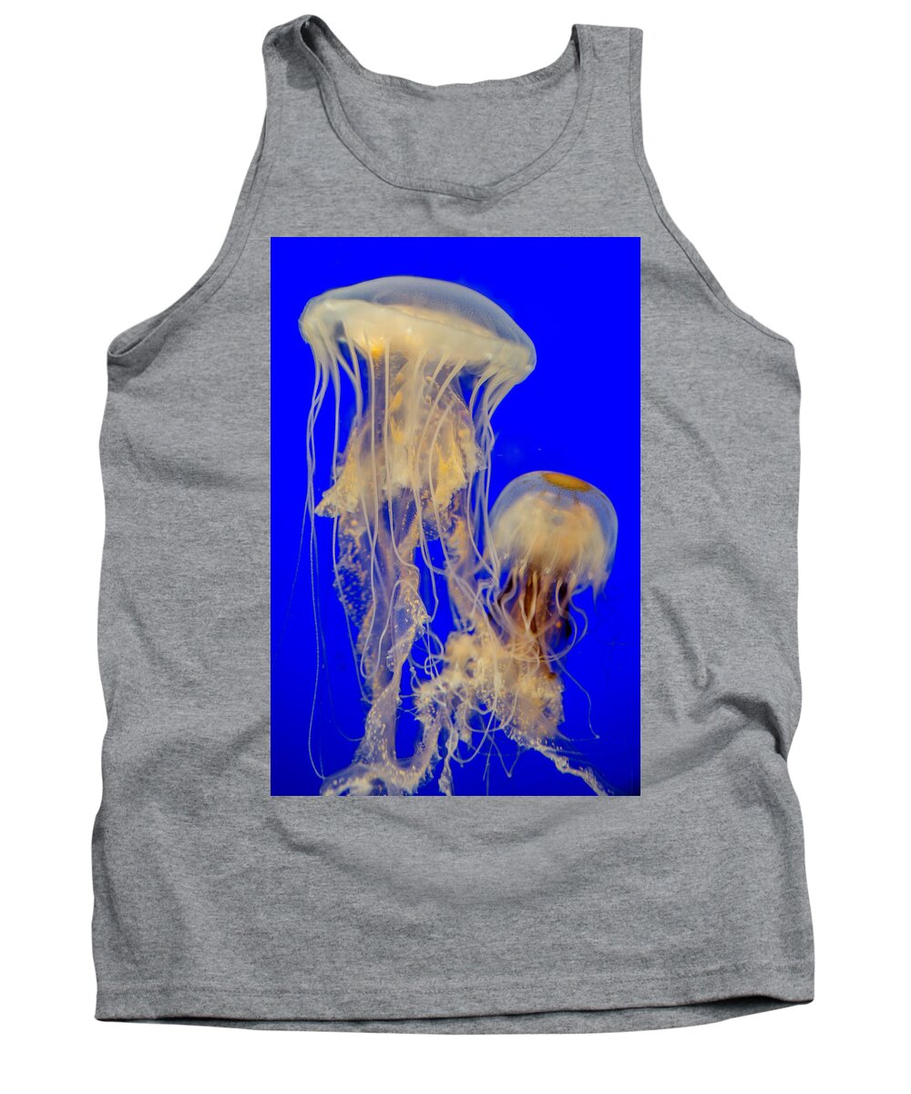 Sea Nettle Tank Top featuring the photograph Sea Nettles by WAZgriffin Digital