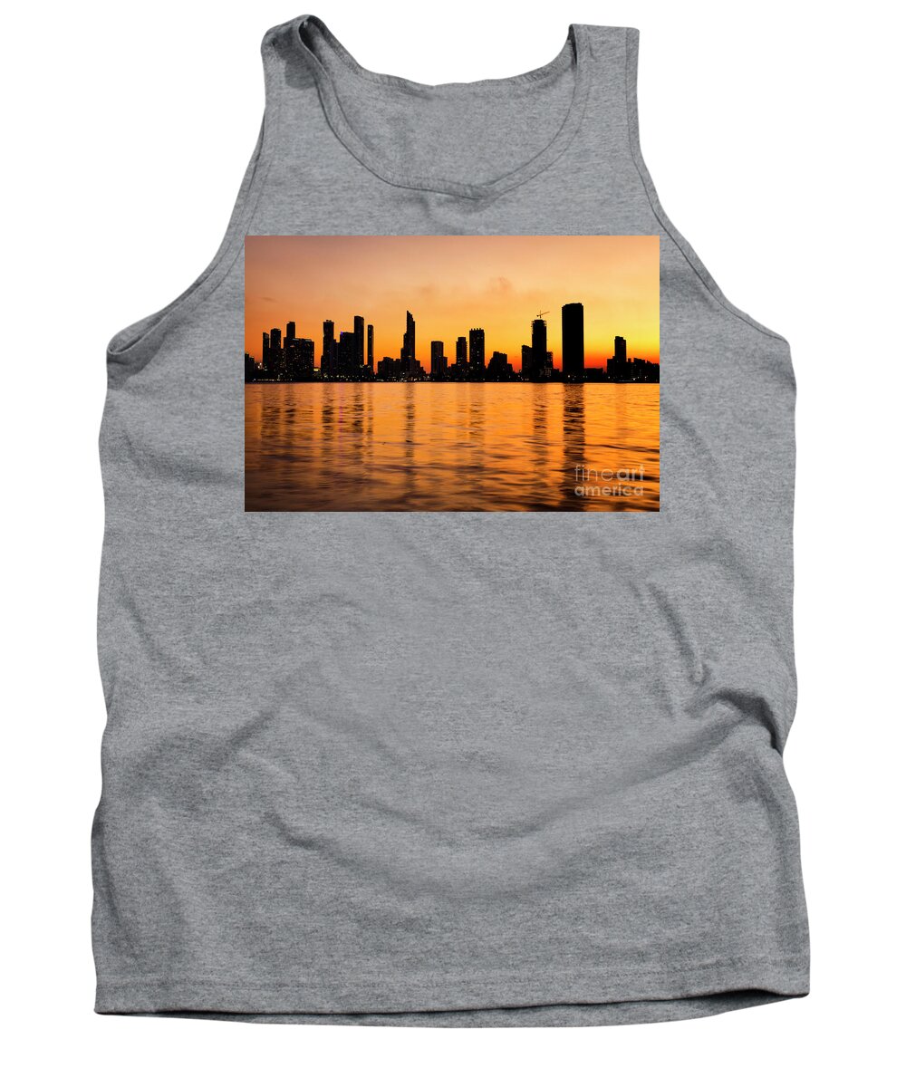 Kremsdorf Tank Top featuring the photograph Setting The Night On Fire by Evelina Kremsdorf