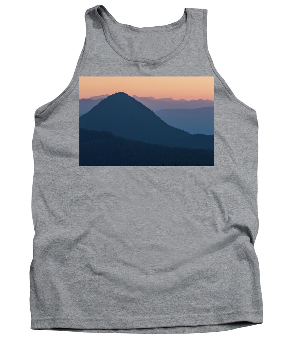 Sunset Tank Top featuring the photograph Silhouettes at Sunset, No. 2 by Belinda Greb