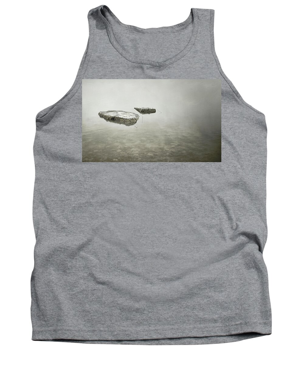 Black And White Tank Top featuring the photograph Simplicity by Jim Signorelli