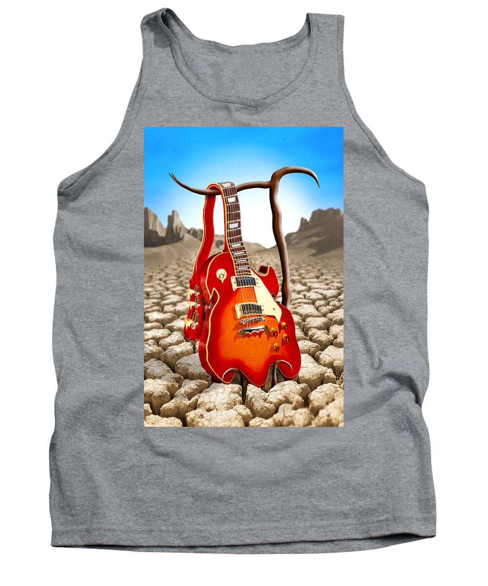 Rock And Roll Tank Top featuring the photograph Soft Guitar by Mike McGlothlen