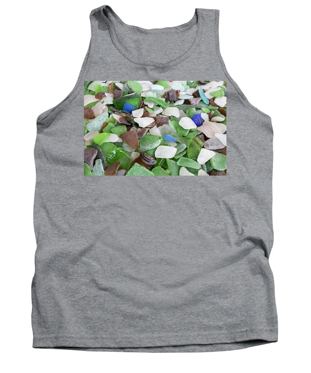 Sea Glass Tank Top featuring the photograph Southport Sea Glass by Blair Damson
