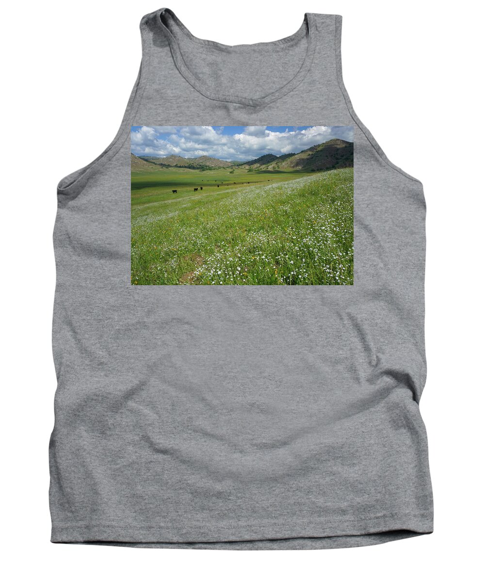 Wildflowers Tank Top featuring the photograph Spring On The Ranch by Brett Harvey