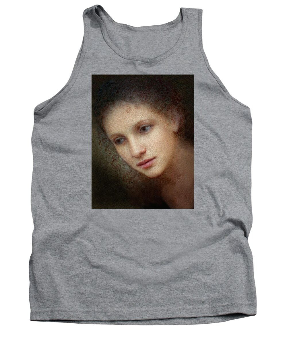 Spring Tank Top featuring the pastel Spring Allegory by Kurt Wenner
