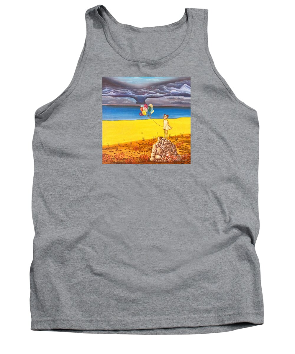 War Tank Top featuring the painting Stop War by Ella Boughton