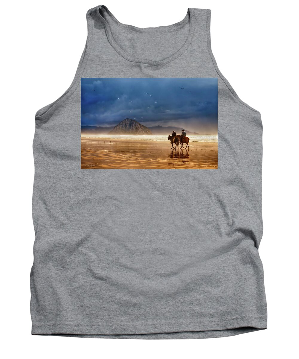 Seascape Tank Top featuring the photograph Storm Riders by Beth Sargent