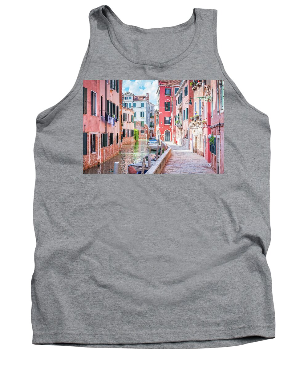 Italy Photography Tank Top featuring the photograph Summer Day in Venice by Marla Brown