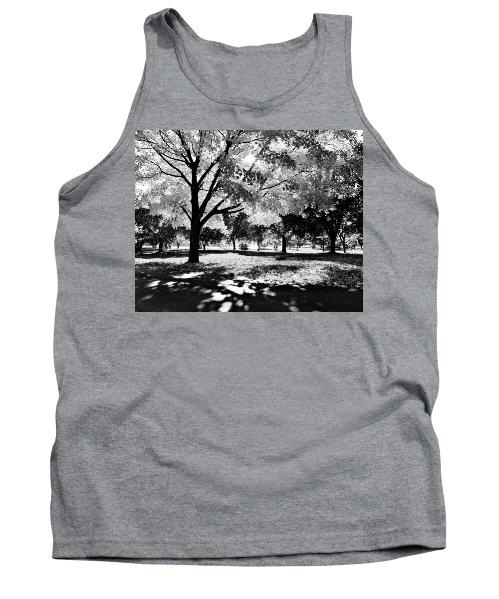 Park Tank Top featuring the photograph Sunny October by Susie Loechler